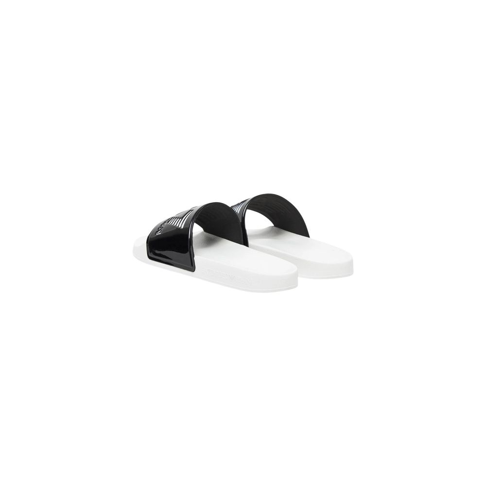 EA7 Emporio Armani Sandalias De PVC Negras Y Blancas Ref. 7X000108