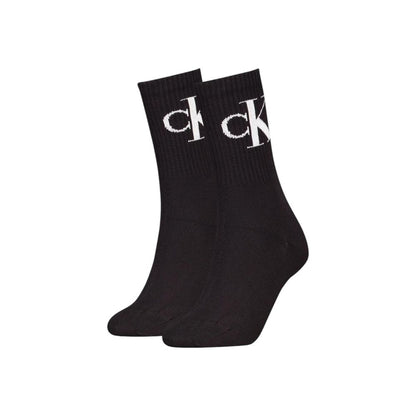 Calvin Klein Jeans Calcetines de Algodón Negro Ajuste Adaptativo