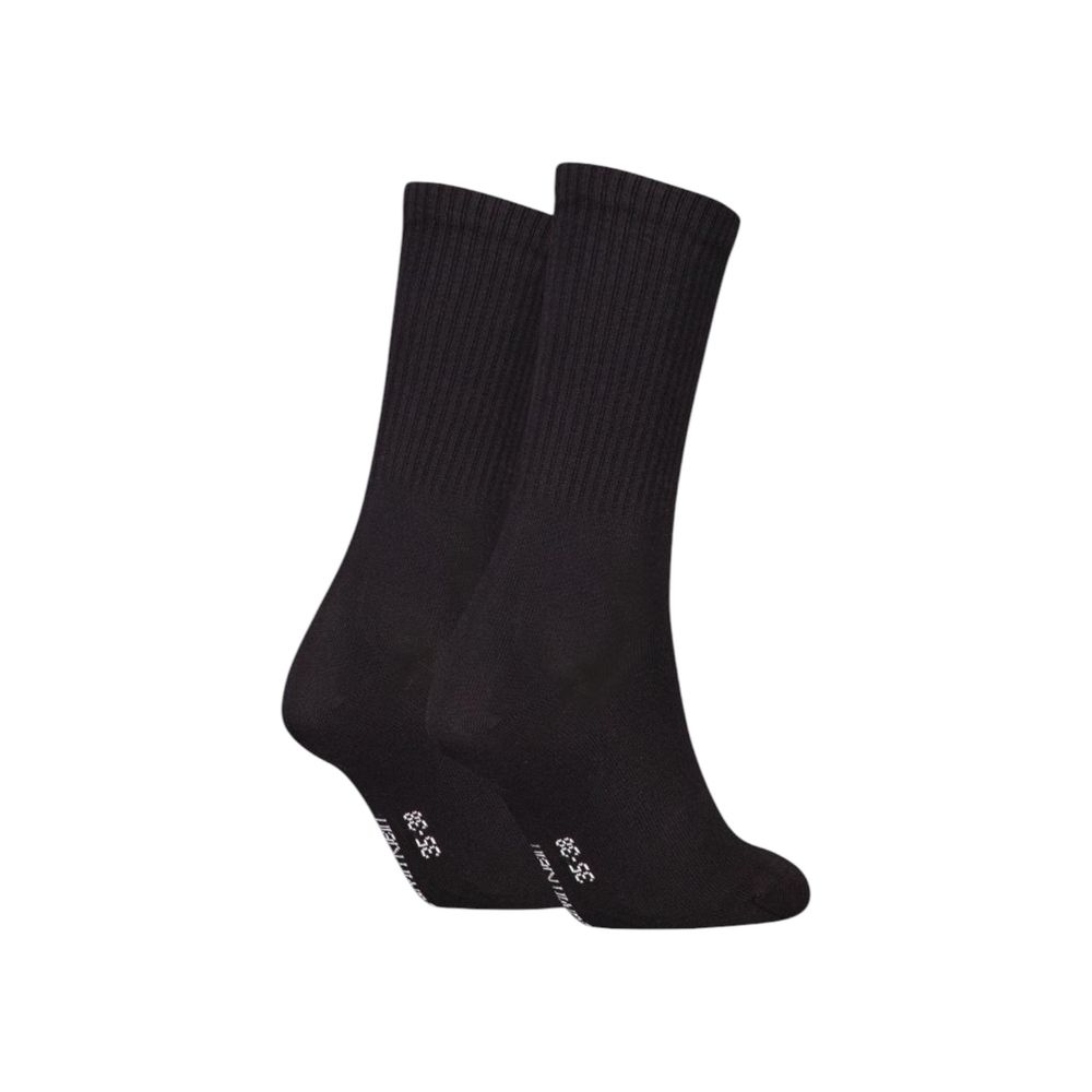 Calvin Klein Jeans Calcetines de Algodón Negro Ajuste Adaptativo
