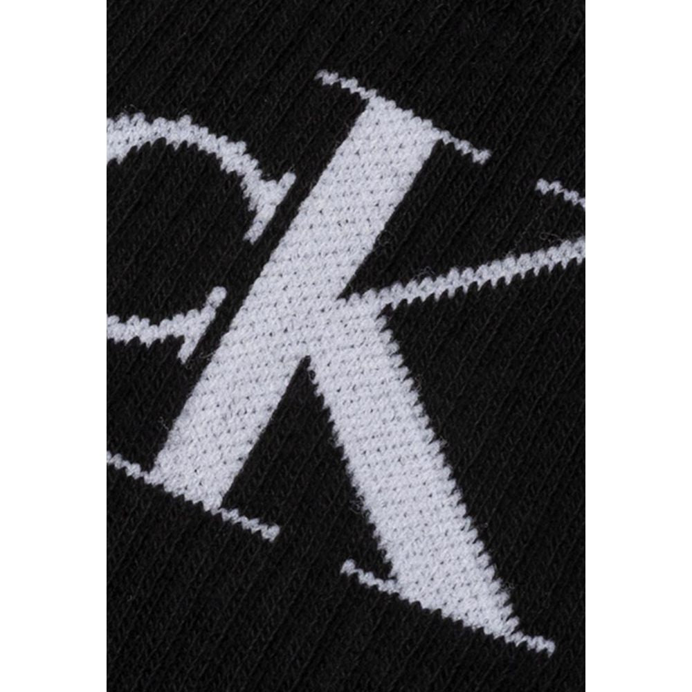 Calvin Klein Jeans Calcetines de Algodón Negro Ajuste Adaptativo