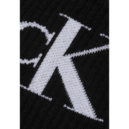 Calvin Klein Jeans Calcetines de Algodón Negro Ajuste Adaptativo