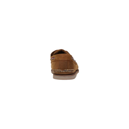 Mocasines Timberland De Cuero Marrón - Modelo Fácil Puesta Classic Boat