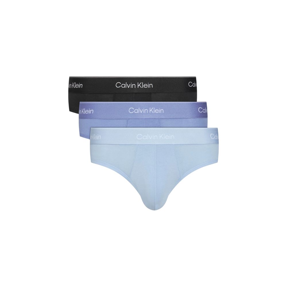 Caleçon Calvin Klein en coton bleu taille basse