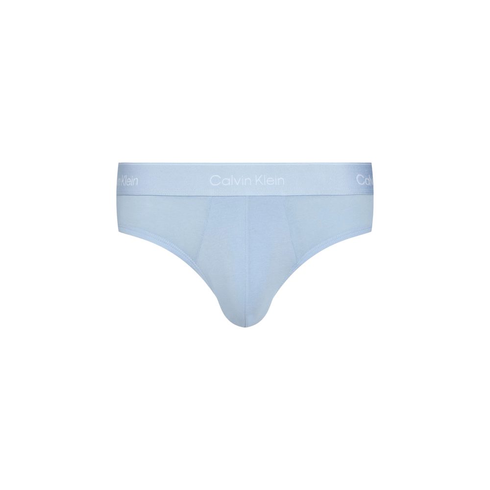 Caleçon Calvin Klein en coton bleu taille basse