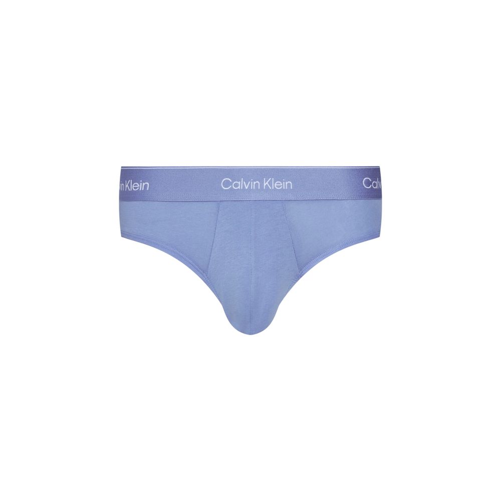 Caleçon Calvin Klein en coton bleu taille basse