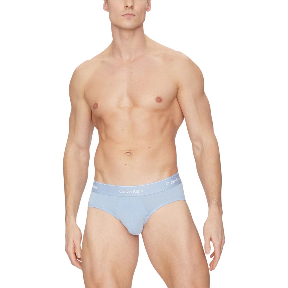 Caleçon Calvin Klein en coton bleu taille basse