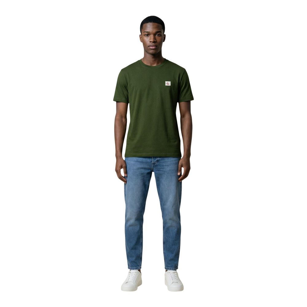 Camiseta Calvin Klein Jeans De Algodón Suave Y Verde