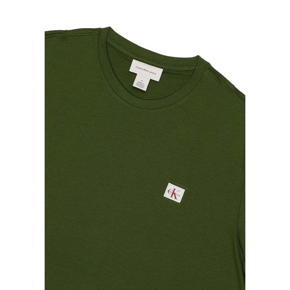 Camiseta Calvin Klein Jeans De Algodón Suave Y Verde