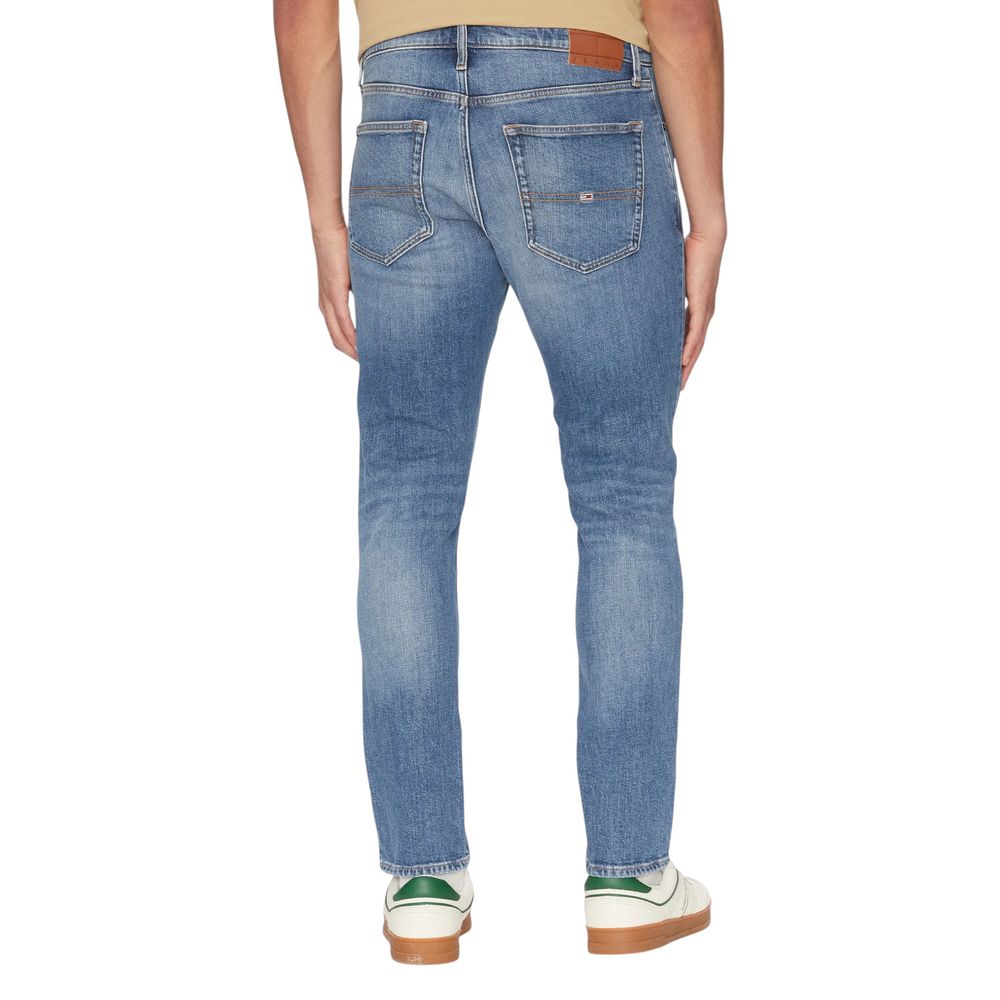 Tommy Hilfiger Men's Austin Slim Tapered Recycled Cotton Jeans Blue