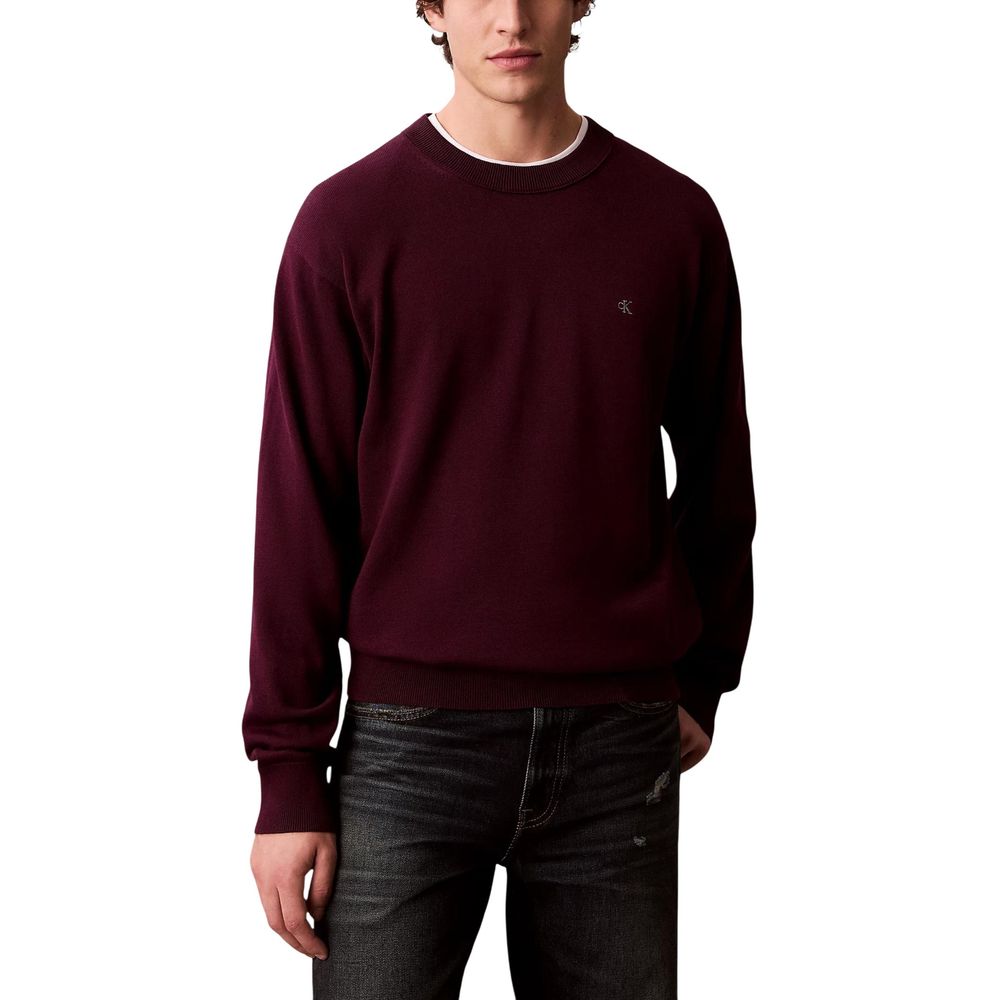 Jersey Masculino Calvin Klein Jeans En Algodón Puro Púrpura