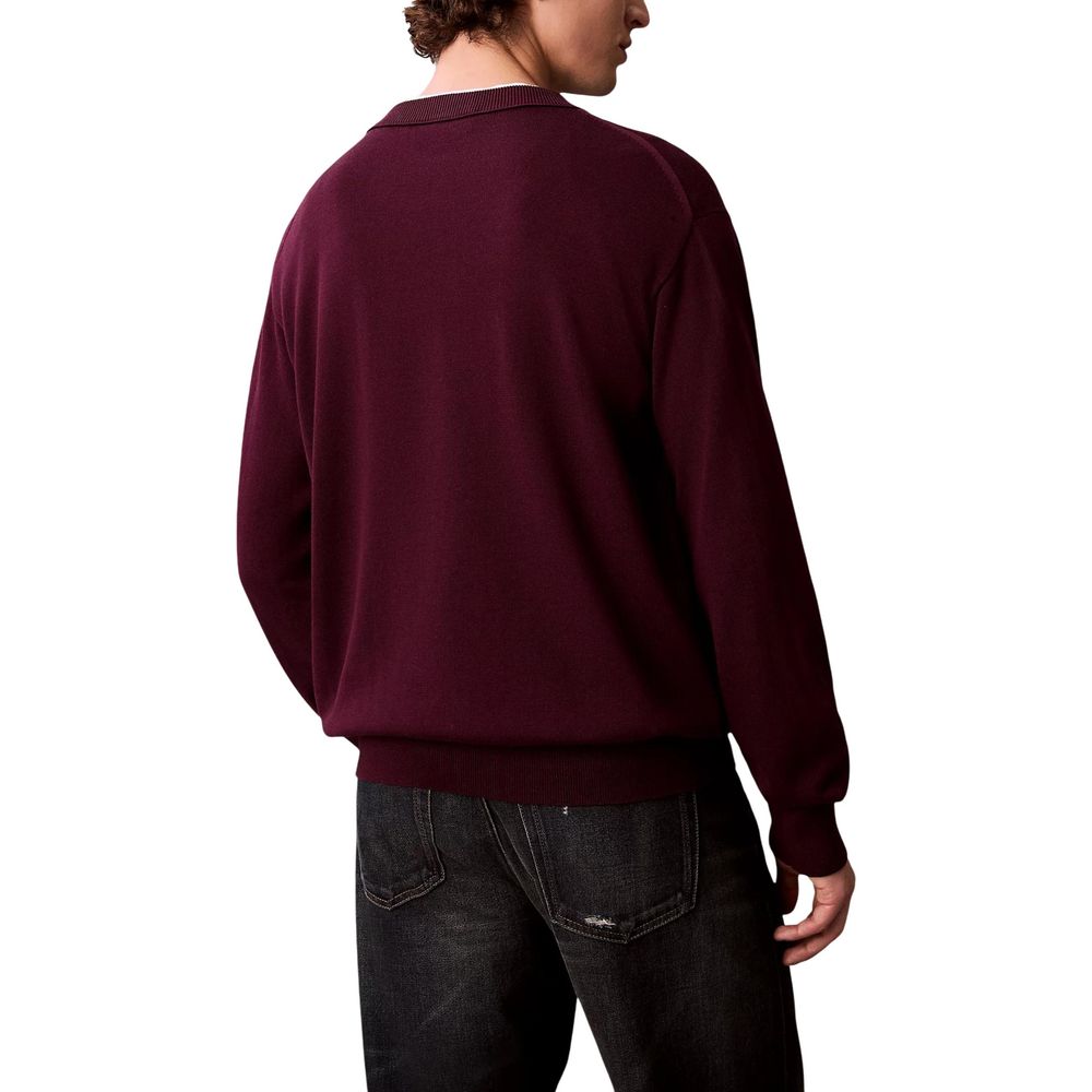 Jersey Masculino Calvin Klein Jeans En Algodón Puro Púrpura