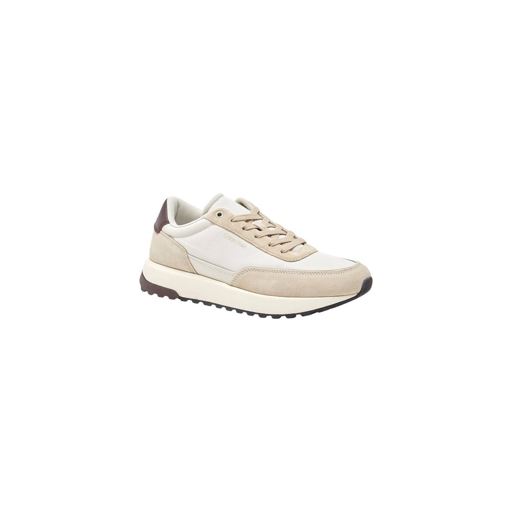 Zapatillas De Cuero Marrón De Corte Bajo Calvin Klein