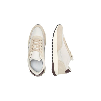 Zapatillas De Cuero Marrón De Corte Bajo Calvin Klein