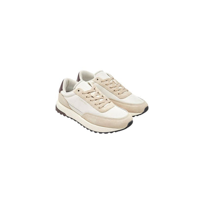Zapatillas De Cuero Marrón De Corte Bajo Calvin Klein