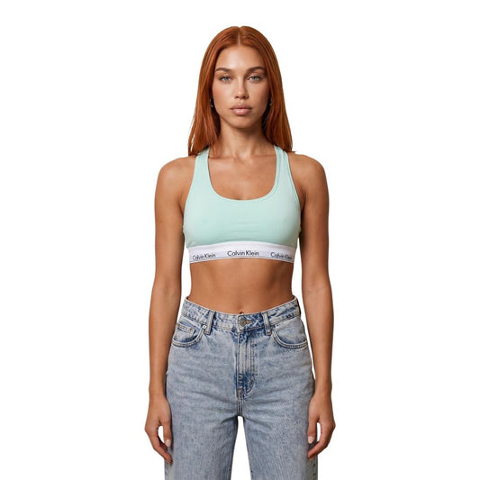 Sujetador Calvin Klein Underwear Verde De Algodon Lv00Qf8493