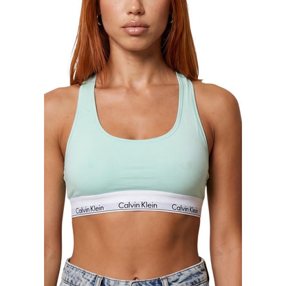 Sujetador Calvin Klein Underwear Verde De Algodon Lv00Qf8493