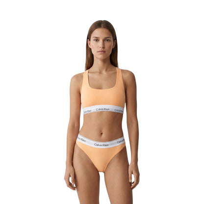 Calvin Klein Cotton Fly In Bright Orange Tone