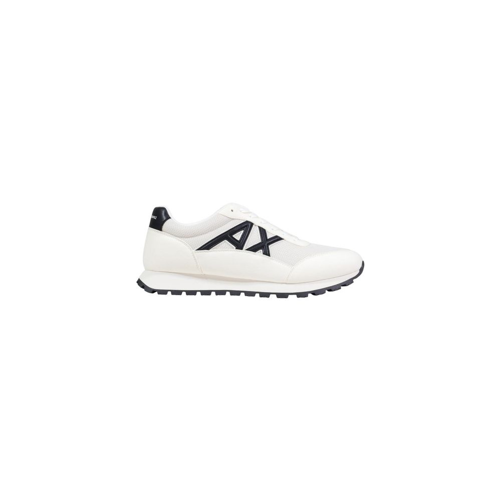 Armani Exchange Zapatillas Deportivas Negras Y Blancas De Poliéster