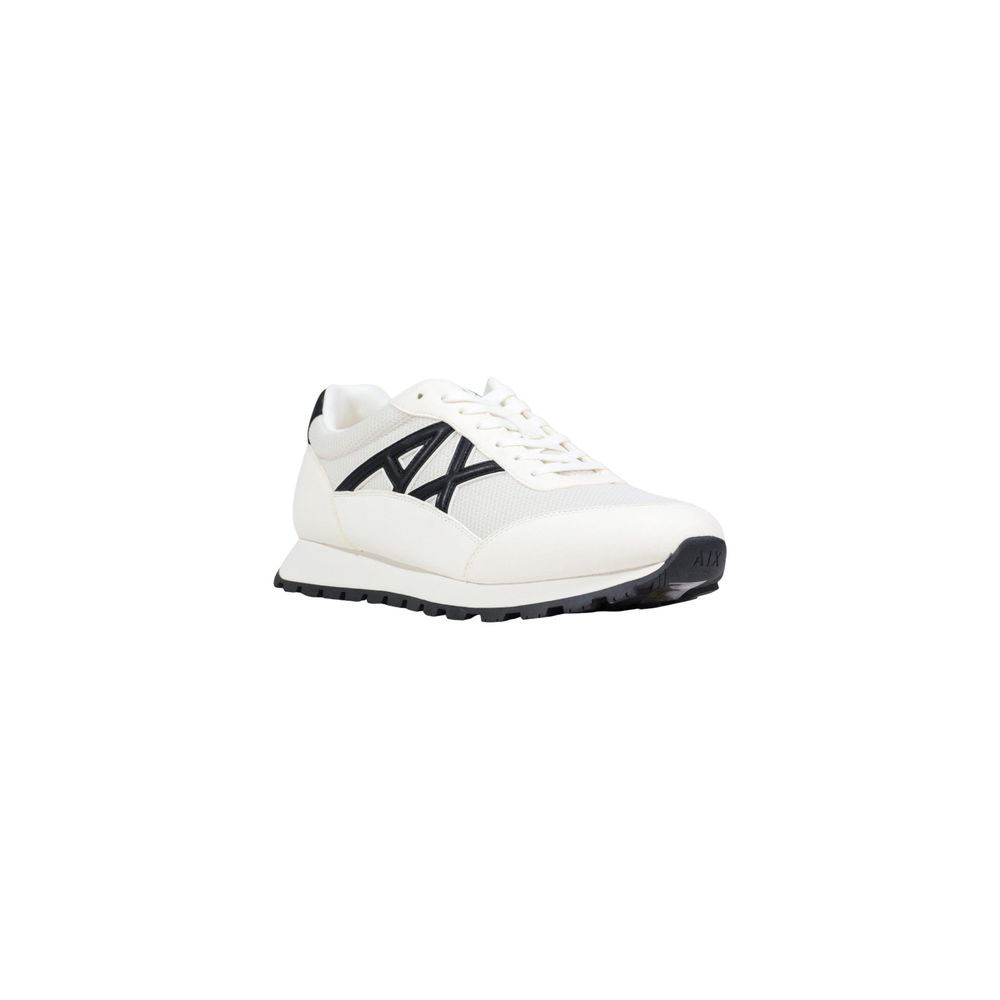 Armani Exchange Zapatillas Deportivas Negras Y Blancas De Poliéster