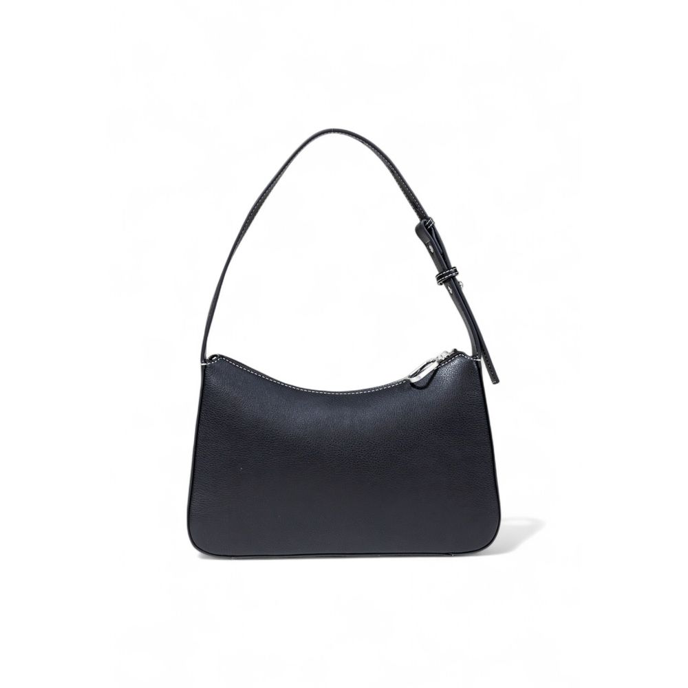 Karl Lagerfeld Black Faux Leather Handbag