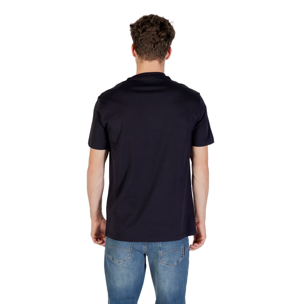 T-shirt Armani Exchange en coton bleu Coupe classique