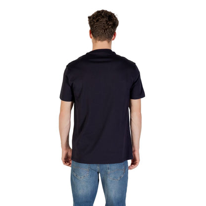T-shirt Armani Exchange en coton bleu Coupe classique
