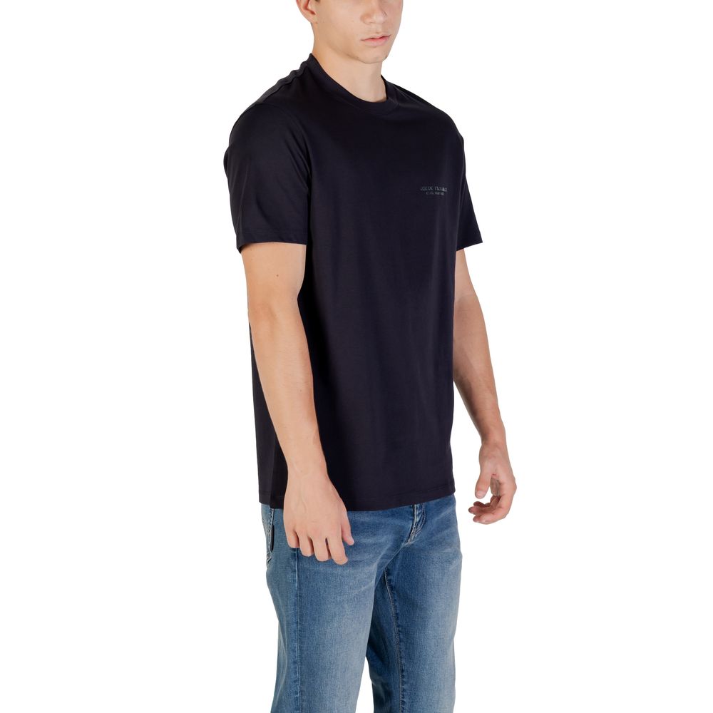 T-shirt Armani Exchange en coton bleu Coupe classique