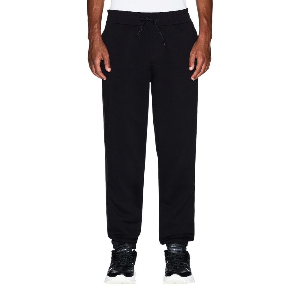 Armani Exchange Pantalon Jogger Noir - Coton Pour Entraînement