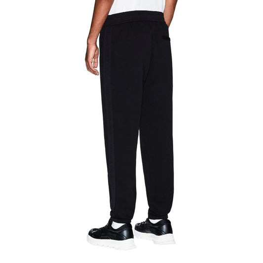 Armani Exchange Pantalón Jogger Negro - Algodón Para Entrenamiento