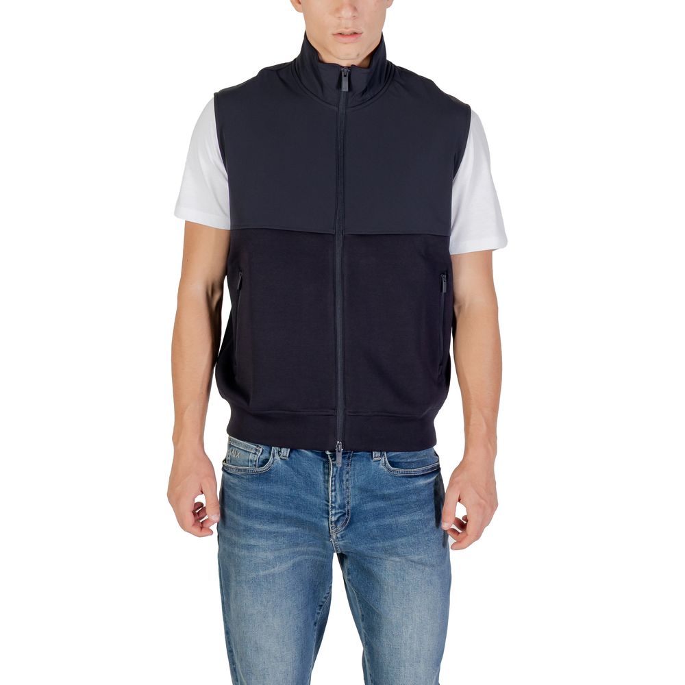 Armani Exchange Sweat-shirt Bleu En Coton - Confort Au Quotidien