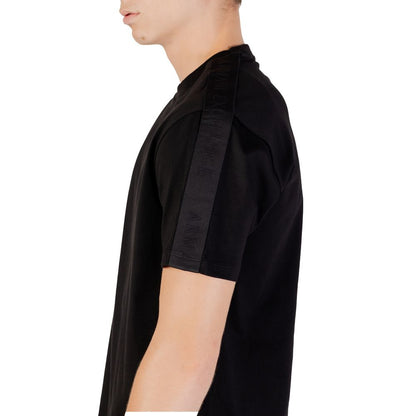 T-shirt de sport en coton noir Armani Exchange