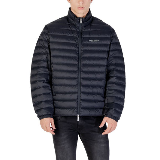 Armani Exchange Abrigo De Poliamida Azul - Diseño Técnico