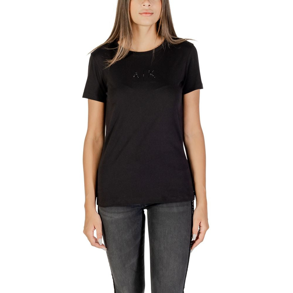 Armani Exchange Black Cotton T-Shirt Model XW001419