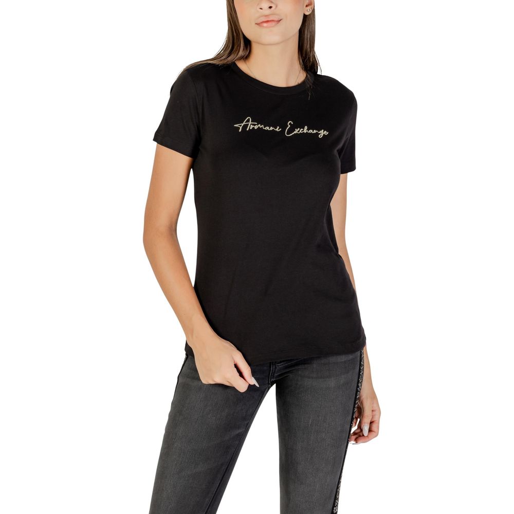 Armani Exchange Women's Bicolor Cotton T-Shirt