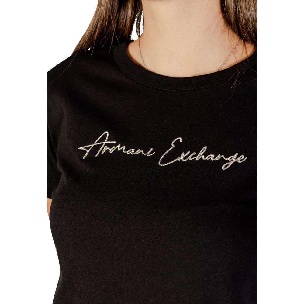 Armani Exchange Women's Bicolor Cotton T-Shirt
