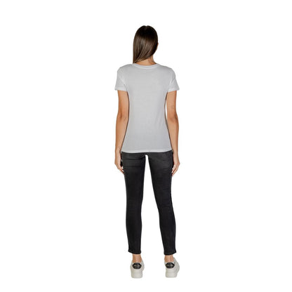 Armani Exchange Camiseta Mujer Algodón Blanca XW001459