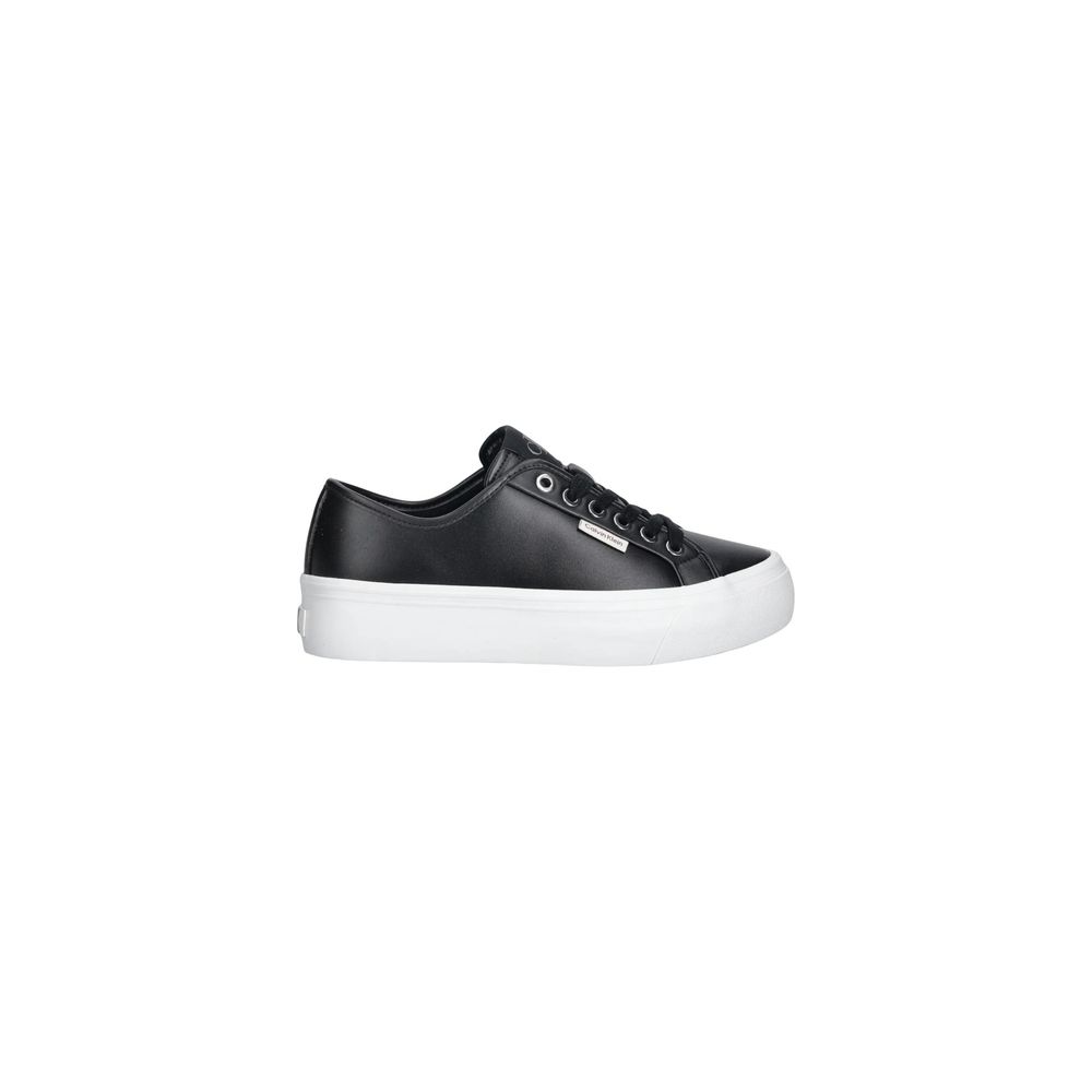 Zapatillas Urbanas De Piel Negra Calvin Klein Jeans
