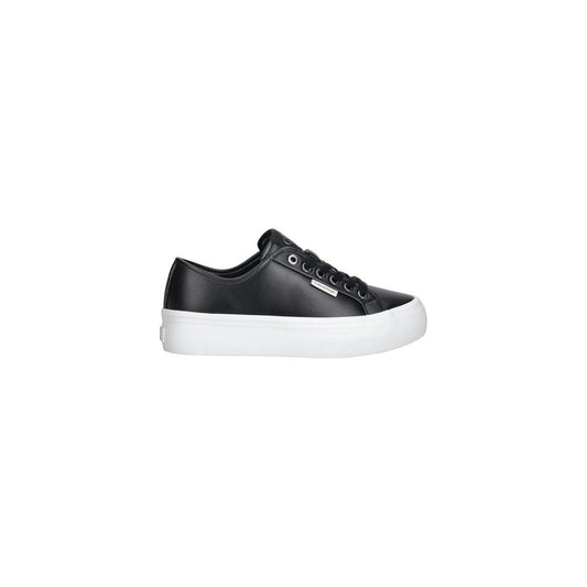Zapatillas Urbanas De Piel Negra Calvin Klein Jeans