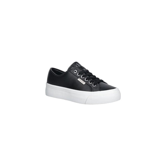 Zapatillas Urbanas De Piel Negra Calvin Klein Jeans