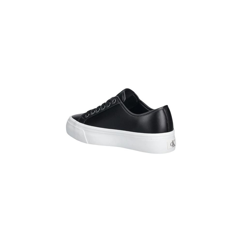 Zapatillas Urbanas De Piel Negra Calvin Klein Jeans
