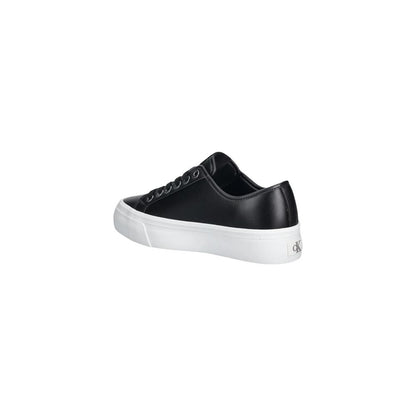 Zapatillas Urbanas De Piel Negra Calvin Klein Jeans