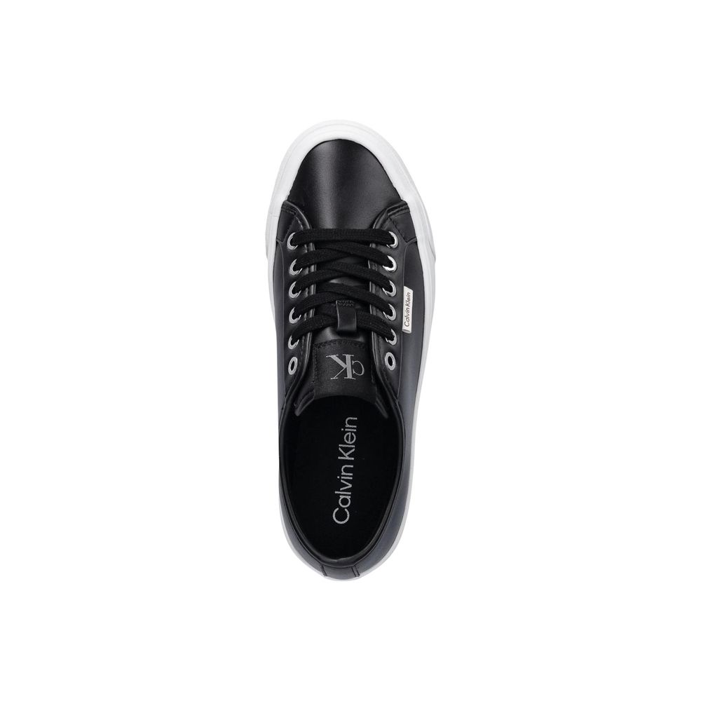 Zapatillas Urbanas De Piel Negra Calvin Klein Jeans