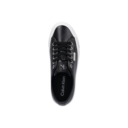 Zapatillas Urbanas De Piel Negra Calvin Klein Jeans