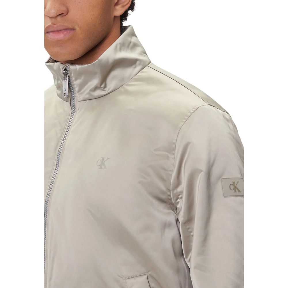 Blouson Calvin Klein Jeans en polyester recyclé beige