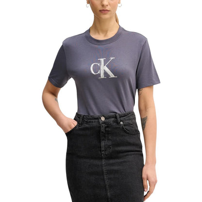 Camiseta Calvin Klein Jeans De Algodón Color Gris Modelo LV044E215G