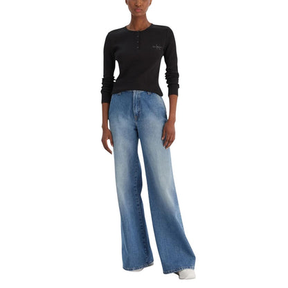Camiseta Manga Larga Calvin Klein Jeans De Algodón Negra
