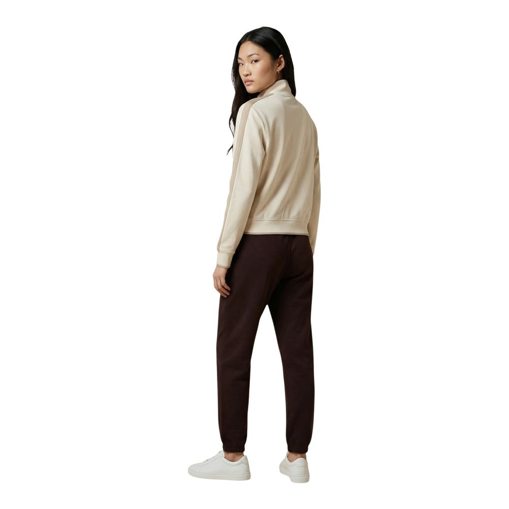 Beige Cotton Calvin Klein Jeans Clean Finish Sweatshirt