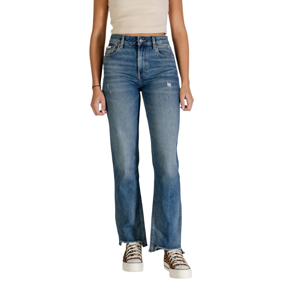 Vaqueros Mom de Algodón Calvin Klein Jeans en Azul