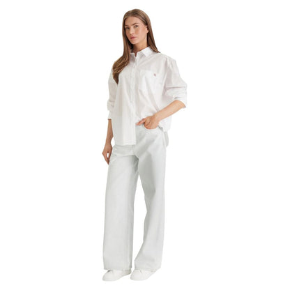 Calvin Klein Jeans White Cotton Shirt Ref Lv047F147G
