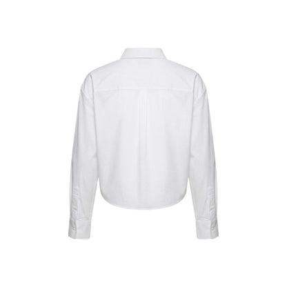Chemisier Calvin Klein Jeans en coton blanc Modèle LV047F148G